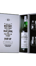 Estuche Laphroaig 10 Years con 2 vasos
