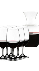 Set Riedel Ouverture Magnum con decantador (x6)