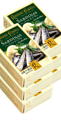 Sardinillas à l'huile d'olive 18-20 pièces (x6)